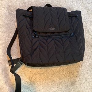 Brand new Kate Spade black/large flap back pack.